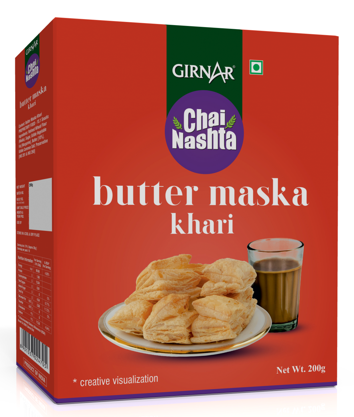 Girnar - ChaiNasta - Khari - Butter Maska Khari