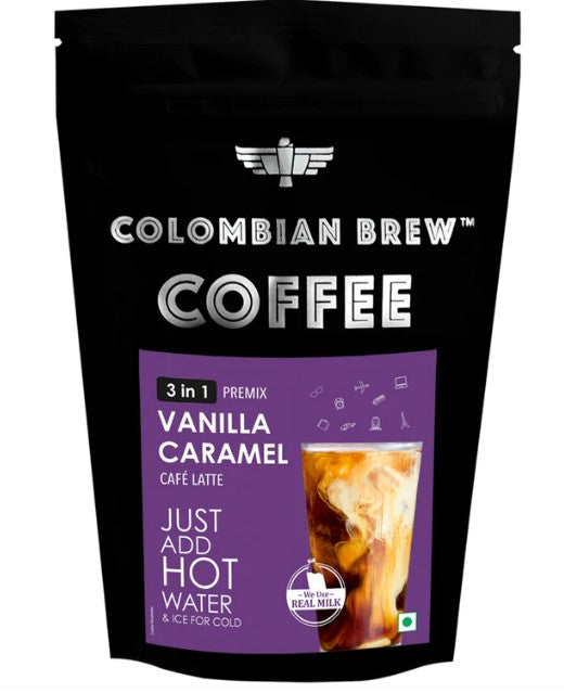 CB Vanilla Caramel Coffee Premix 250gm bulk pack