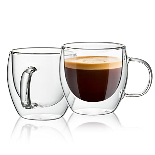 Fancy glass deals coffee mugs