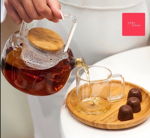 Tea Pot - Fancy Tea Pot - Transparent - 600ml